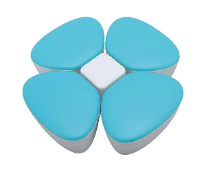 AMOR TINY Lucky Flower Milk Powder Dispenser – BPA-Free 4-Compartment Formula Organizer for Baby Feeding, Snacks, and Travel