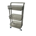 AMOR TINY Multi-Layer Organizer Trolley – Lightweight Baby & Infant Product Storage Cart with 4 Wheels for Nursery & Salon Use