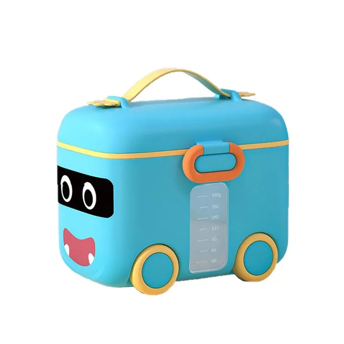 علبة حليب بودرة للأطفال بشكل سيارة من AMOR TINY