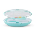 AMOR TINY Baby Nail Trimmer | 6-in-1 Electric Nail Grinder with Dual Rotation & LED Light