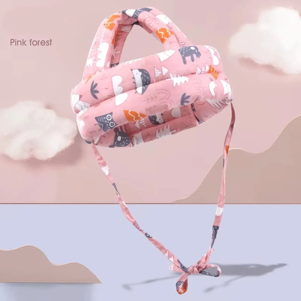 خوذة حماية رأس الطفل من AMOR TINY للزحف والمشي – واقٍ ناعم قابل لضبط المقاس، خفيفة وبتهوية ممتازة، مناسبة لحماية الأطفال من الصدمات اليومية