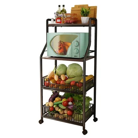 🚨 DISPLAY PIECE 🚨 Kitchen Multi-Layer For Microwave And Oven For Vegetable Storage 🚨 Without box 🚨