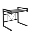 🚨 DISPLAY PIECE 🚨 GEMITTO Expandable Microwave Oven Rack – 2-Tier Shelf with 3 Hooks, 25kg Capacity 🚨 Without box 🚨