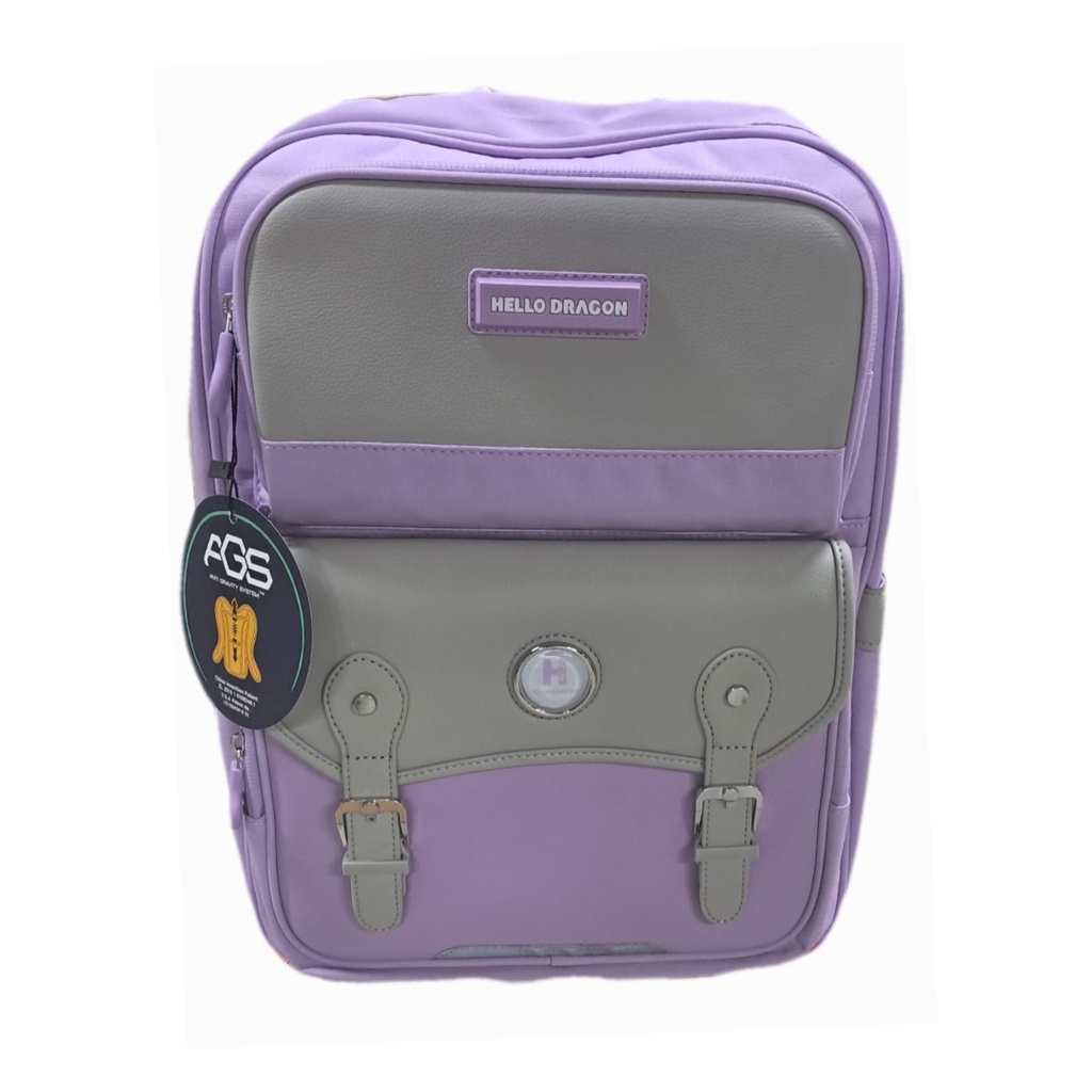 Hello Dragon School Backpack with AGS Anti‑Gravity System – Lightweight, Water‑Resistant First‑Class Design with Ergonomic Support | NPB23045L |
