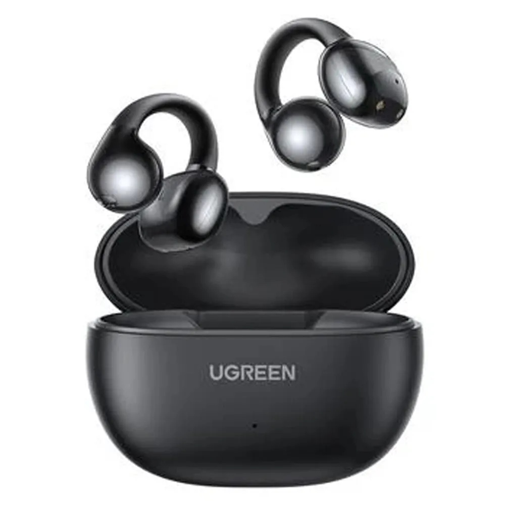 UGREEN HiTune S3 TWS Wireless Earphones | Bluetooth 5.4 Open-Ear Clip Design | AI ENC Noise Reduction | IPX5 Waterproof | 30H Playtime | Fast Charging USB-C | WS209 |