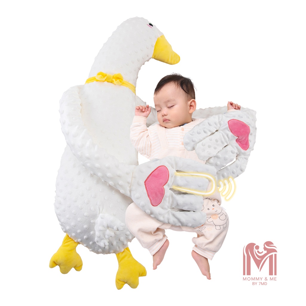 Mommy & Me Infant Exhaust Pillow – Intelligent Tapping Doll with Remote Control, Micro-Pressure Hug, Dual Function Heating & Comfort Design Sleep Aid for Babies 0-12M | MM-43725 |