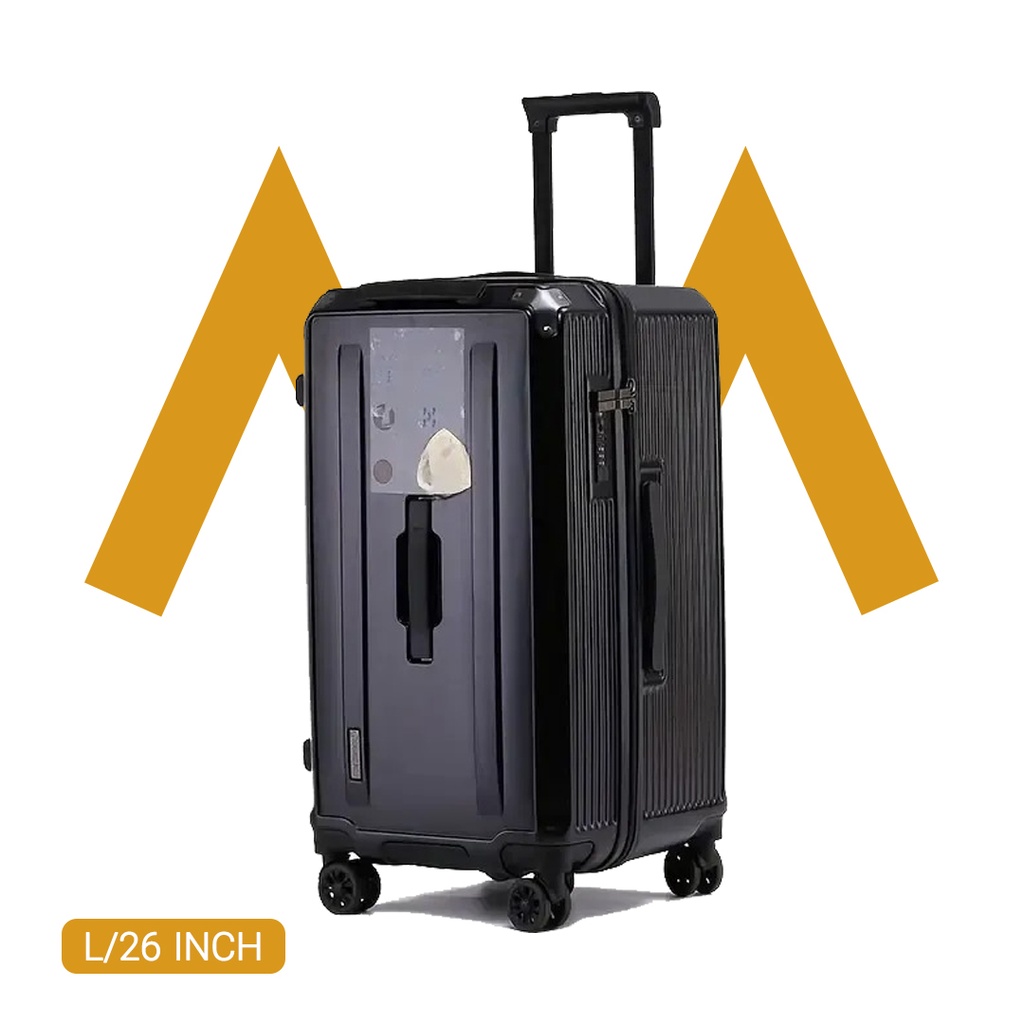 7MD SuitCase Multi-Purpose With High Capacity - Travel Bag inclouds airtag, pvs stickers, and luggage tag | Size: L / 26 INCH | 7MD-1906 |