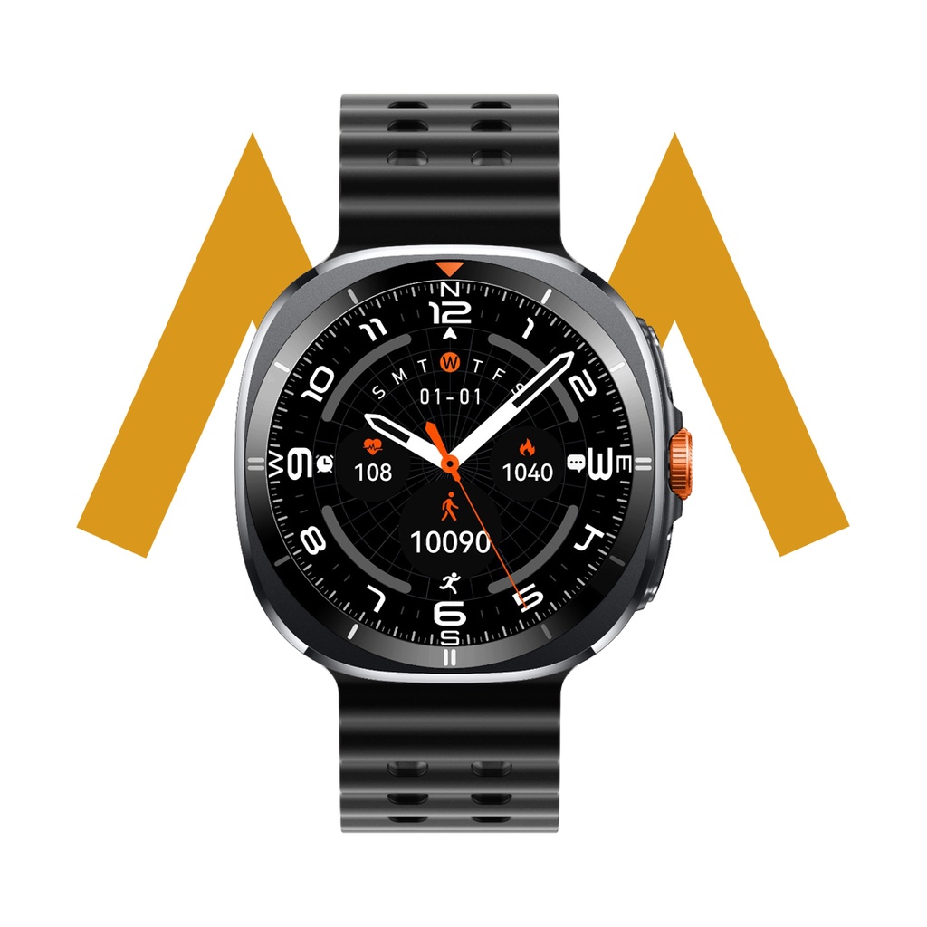 7MD Smart Watch – 1.43-Inch AMOLED Display, Bluetooth Calling, 100 Sports Modes, Blood Pressure Monitoring, IP68 Waterproof | 7MD298 |