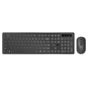 PROMATE Wireless Keyboard and Mouse Combo – Sleek Profile, Full-Size Design | ProCombo-13 |