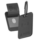 PROMATE Smart Luggage Tag – Anti-Loss Design, Slim Leather Build, Integrated Smart Tracking | HushTag |