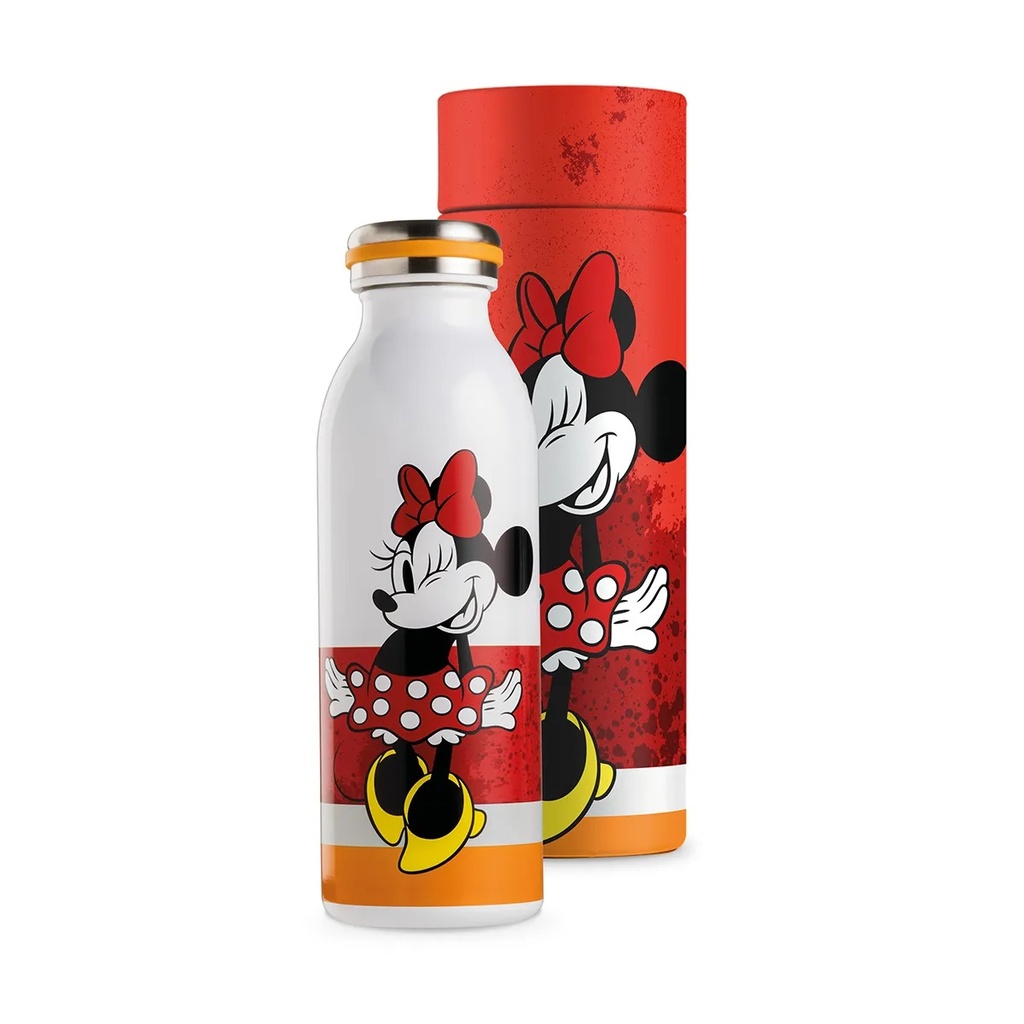 DISNEY Thermal Bottle – Minnie Mouse “I Am” Design, 500ml Steel Vacuum Flask, Handwash Only