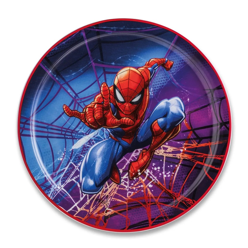 DISNEY Marvel Serving Plate – 31cm Porcelain, Microwave & Dishwasher Safe | Spider-Man & Avengers Designs | D.31 |