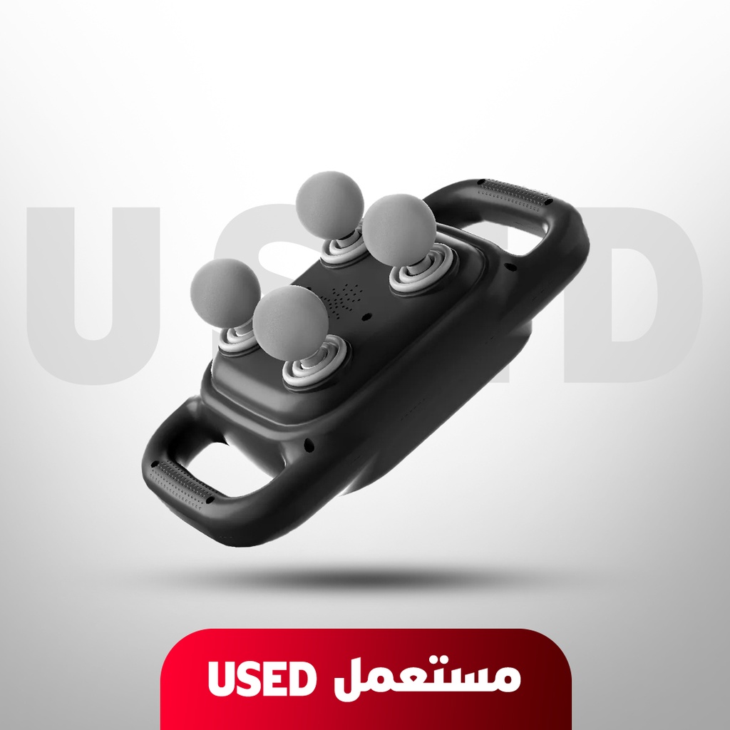 🚨 مستعمل 🚨 جهاز تدليك الجسم الكامل بأربع سرعات من بورودو لايفستايل – بتقنية Quad Comfort وشاشة رقمية، لون أسود | PD-4HMSG-BK | 🚨 غير خاضع للضمان 🚨