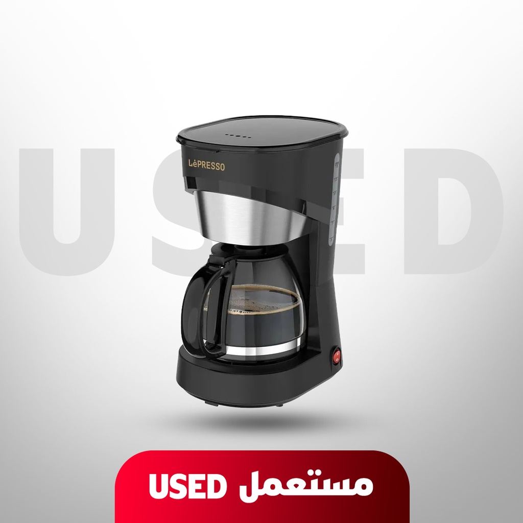 🚨 مستعمل 🚨 ماكينة صنع القهوة بالتقطير من ليبريسوو - مع إبريق زجاجي - بقوة 900 واط وخزان ماء 1.5 لتر بتحكم لمسي ووظيفة الحفاظ على السخونة وفلتر نايلون قابل للغسل | LP041 | LPCFFM0041 | 🚨 غير خاضع للضمان 🚨 