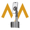 7MD 2‑in‑1 Car Cup Holder Expander & Magnetic Phone Mount – 360° Rotation, Adjustable Arm Extends to 36.2cm, Compatible with Smartphones & Drink Containers | 7MD49625 |