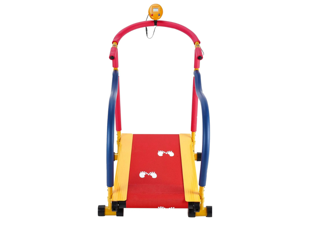 Kids Non-Motorized Treadmill – Indoor Exercise Treadmill with Alloy Steel Frame, 150lb Capacity & Red Footprint Safety Mat | KB01 |