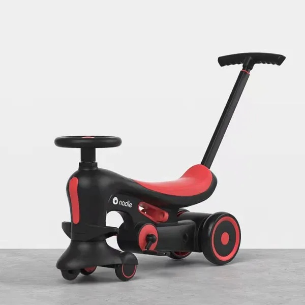 Nadle 4-in-1 Convertible Swing Car Ride-On – Parent Handle, Pedals & Swing Mode for Toddlers | SL-A8 |