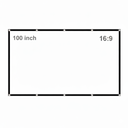SIMPLE 100-Inch Foldable Projection Screen – No-Crease Design for Outdoor Movies, Home Theater, Office & Education | 132465 |