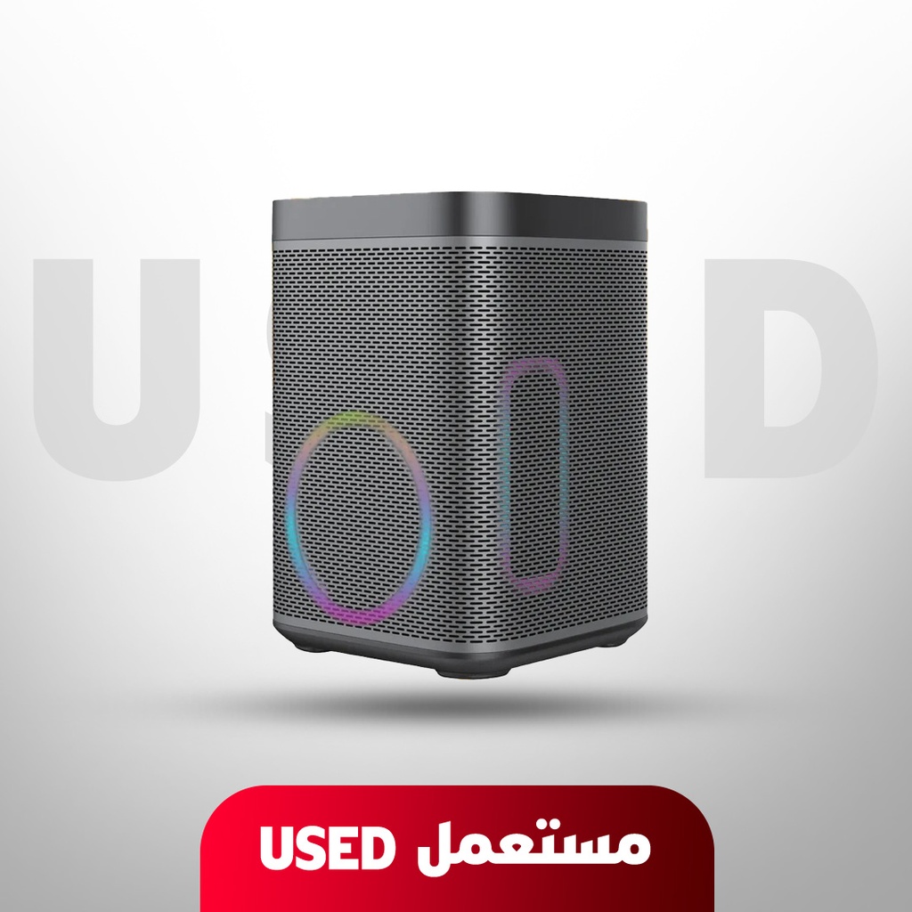 🚨 مستعمل 🚨 الوحش | حمد ستور مزود طاقة للكاريوكي الخارجي مكبر صوت محمول بتقنية البلوتوث مواد مقاومة للحريق بطارية بسعة كبيرة بث مباشر رقمي عالي الدقة OTG تقنية التويتر والووفر |7MD-300| 🚨 غير خاضع للضمان 🚨