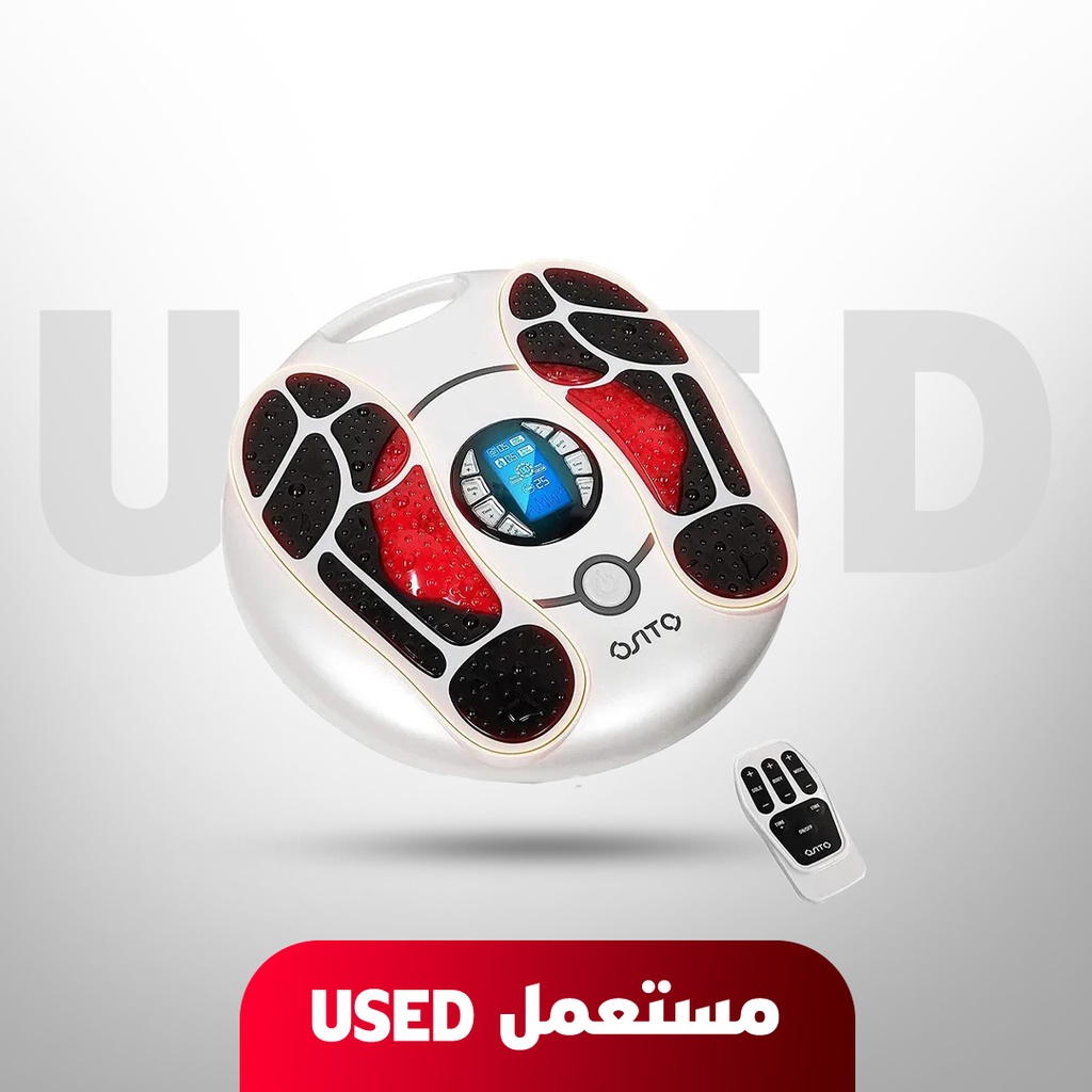 🚨 نموذج عرض محل 🚨 جهاز تدليك ومساج القدمين من Auxoliev – مزوّد بجهاز تحكم عن بُعد لراحة وتحكم أسهل 🚨 غير خاضع للضمان 🚨