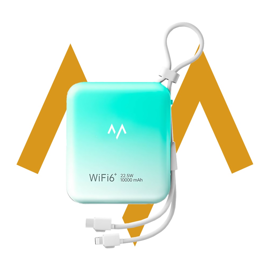 7MD 2-in-1 4G Mobile WiFi & 10000mAh Power Bank – High-Speed WiFi 6 Portable Hotspot | 7MD48225 |