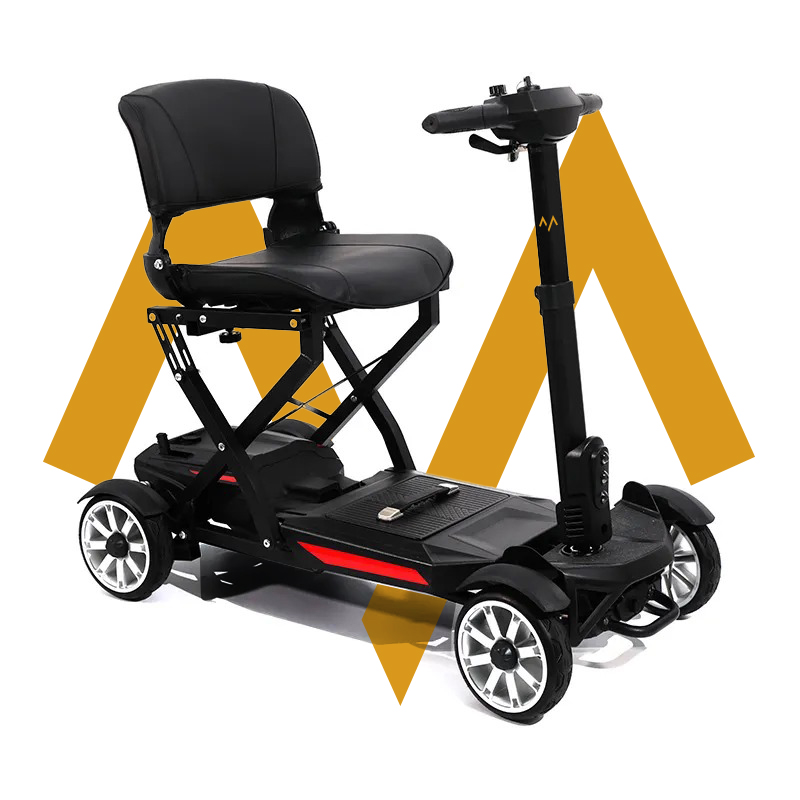 7MD Automatic Folding Height-Adjustable Portable Electric Scooter with Removable Battery For Disabled Persons with Remote Control | YL-309S |