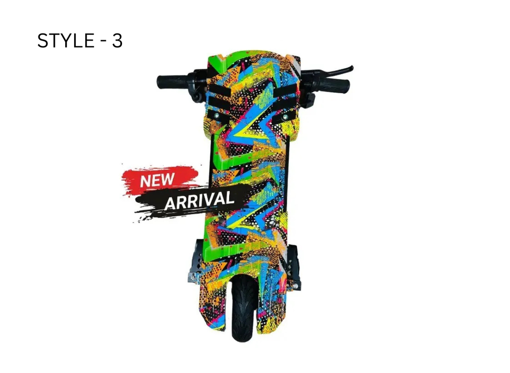 KUGOO Three-Wheel Kids Drifting Electric Scooter – LED Lights, Speaker & Display, 3 Speed Modes, 360° Drift