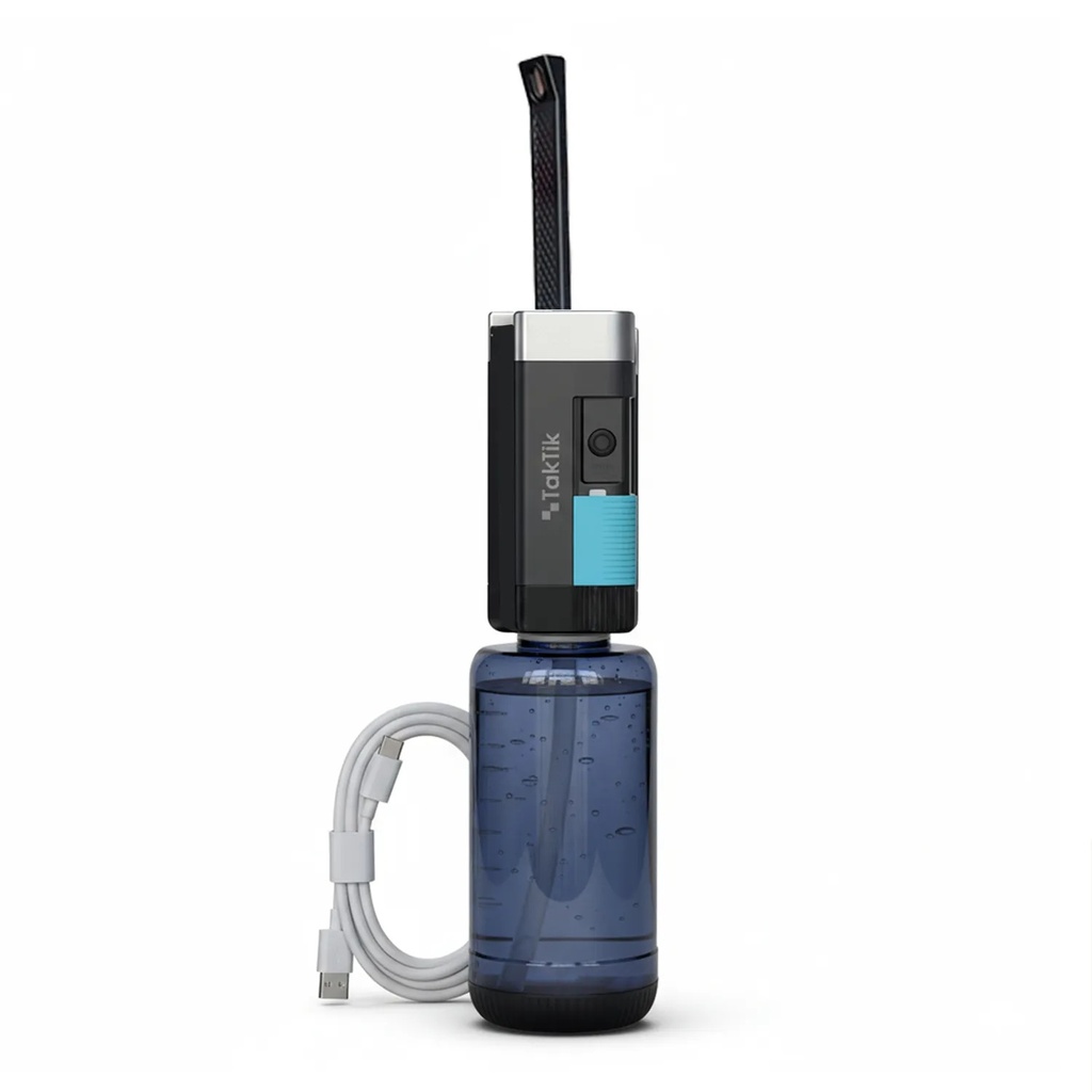 Taktik 400ml Portable Electric Travel Bidet – Rechargeable 1100mAh Battery, Dual Water Pressure (600/530ml/min), IP Splash-Proof, Type-C Fast Charging | TT-TB100-BK |