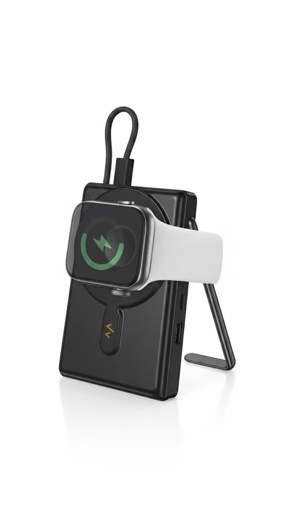 7MD 10000mAh Explore Series Magnetic Fast Charging Power Bank – Type-C Two-Way Fast Charging, Wireless Watch Charging 2.5W | 7MD47425 |