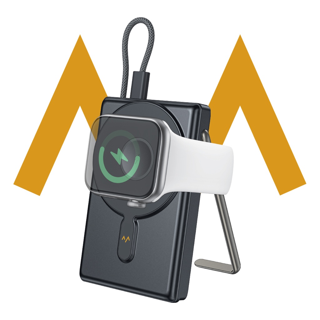 7MD 10000mAh Explore Series Magnetic Fast Charging Power Bank – Type-C Two-Way Fast Charging, Wireless Watch Charging 2.5W | 7MD47425 |