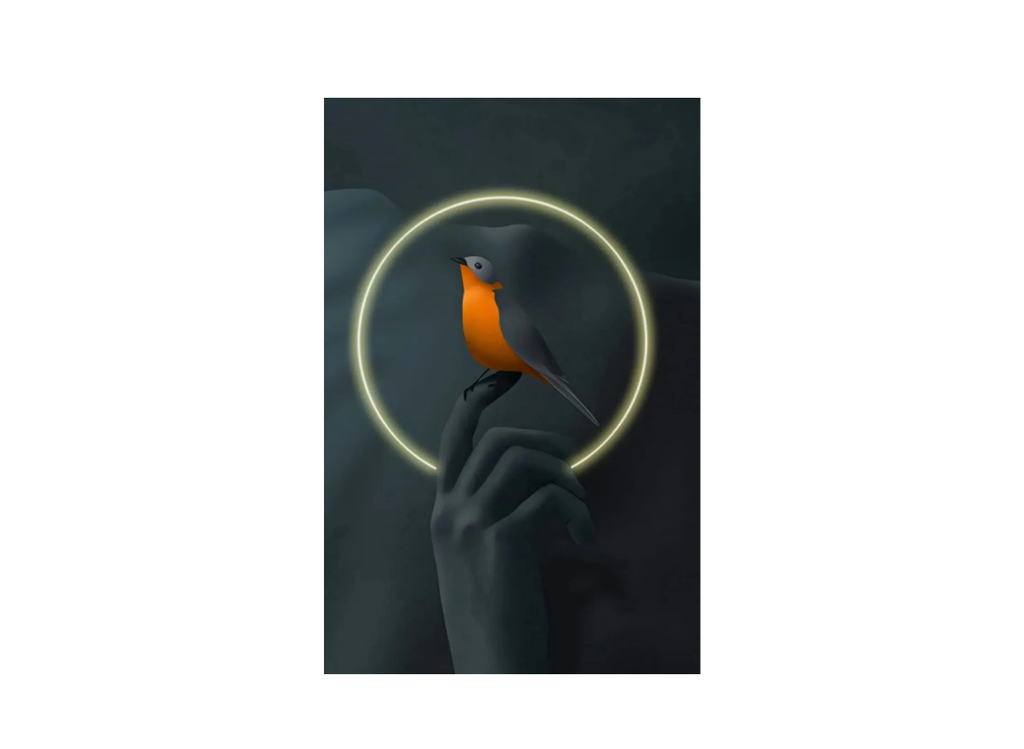 لوحات فنية جدارية بإضاءة LED بتصاميم متنوعة (80 × 120 سم) | 80x120cm |