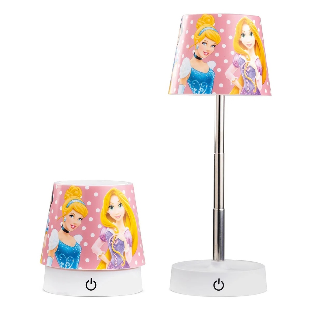 Disney LED Lamp 11 cm – Adjustable Telescopic Night Light (3 Designs: Princesses, Pinocchio, Alice)