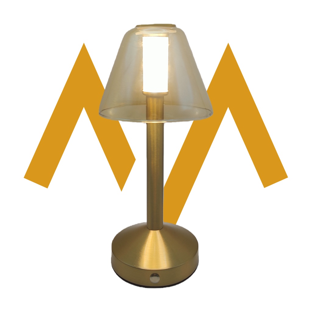 7MD Cordless Portable Table Lamp – LED Rechargeable Touch Lamp, Iron & Glass Design | 7MD52125 |