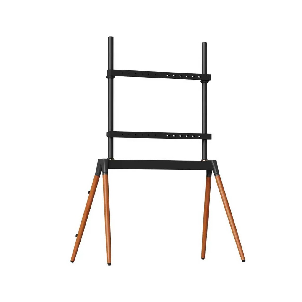 Alebdaa Premium Wooden MoveUp TV Floor Stand – Studio Design with Luxury Wooden Legs, Supports 55–86" Screens TV Stand | Mov002 |