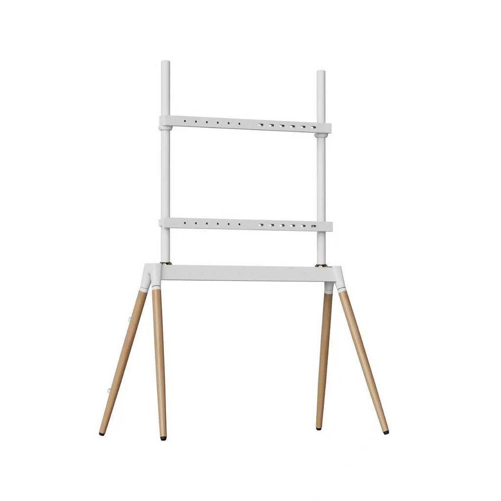 Alebdaa Premium Wooden MoveUp TV Floor Stand – Studio Design with Luxury Wooden Legs, Supports 55–86" Screens TV Stand | Mov002 |