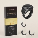 خاتم تسبيح رقمي ذكي iTasbih Salam+ من ويسلاميك – 3 مقاسات في تصميم واحد، شاشة OLED، اتصال بالتطبيق، مقاوم للماء IP67
