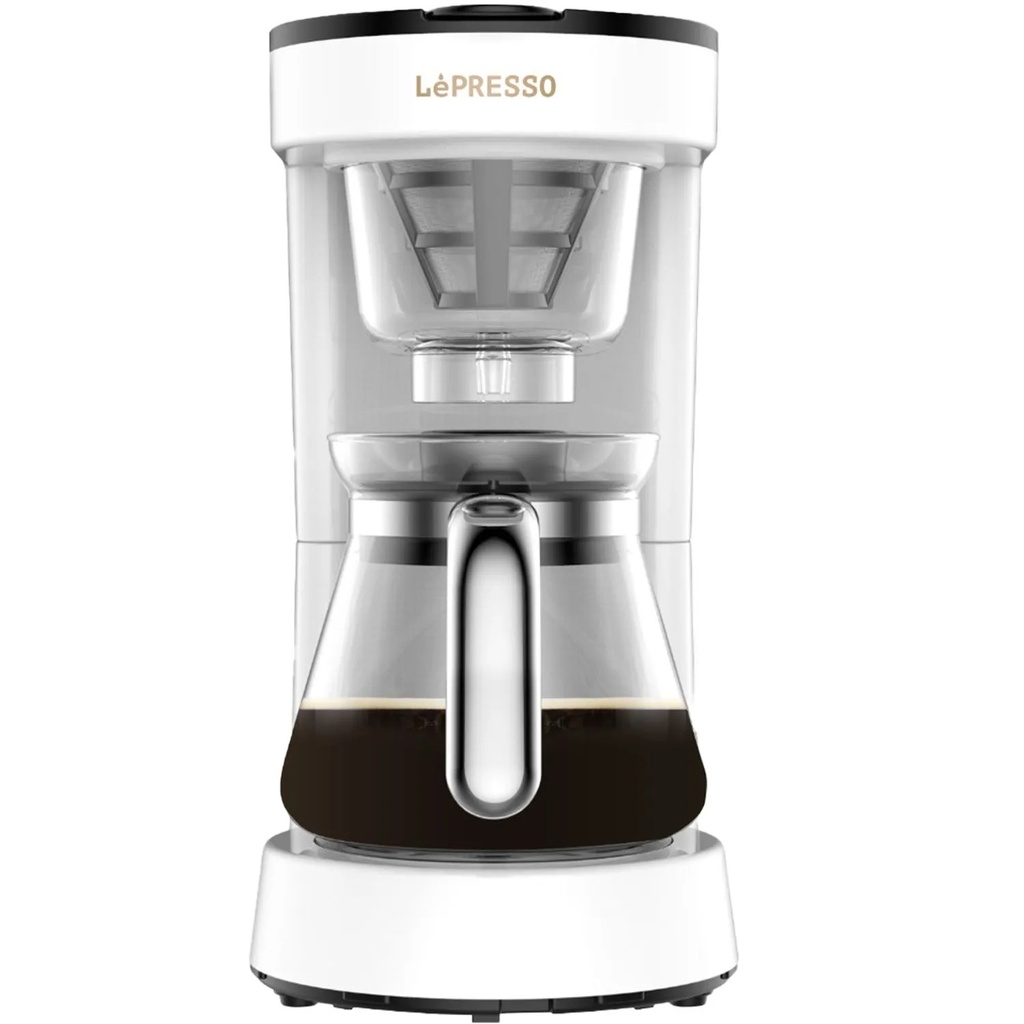 LePresso Drip Coffee Machine BS Plug 0.75L with Transparent Design, 700W Fast Brewing & Keep Warm Function | LPDRPCOFM |