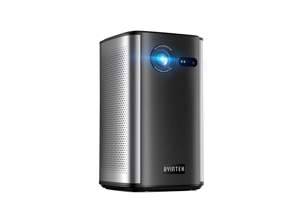 BYINTEK P70 Portable DLP Projector with Android 9.0 – 4K Support, 3D, Auto-Focus, 8000mAh Battery With 1 Year Free Software Support & Update | P70X |