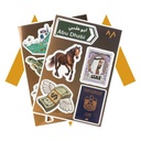 مجموعة ملصقات السفر الإماراتية من حمد ستور – ملصقات مميزة مستوحاة من ثقافة الإمارات للشنط والإكسسوارات