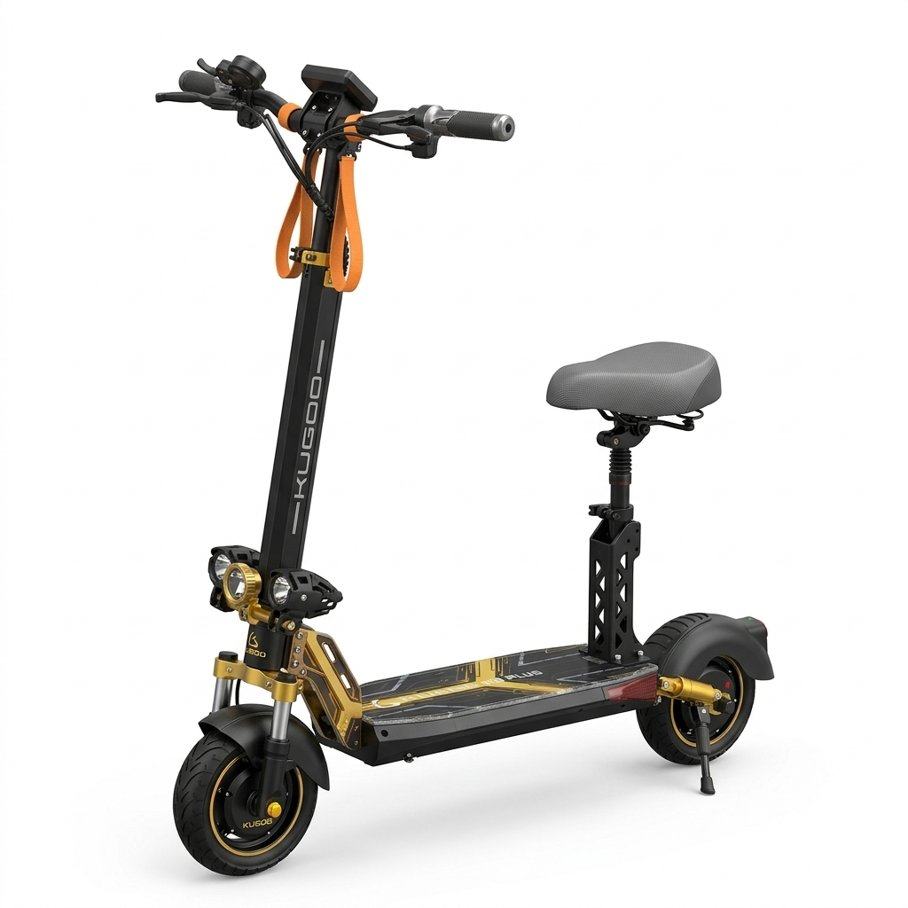 Kugoo M3 Plus Electric Scooter – 2000W Motor, 48V 15.6Ah Battery, 70km/h Speed, Foldable with Seat