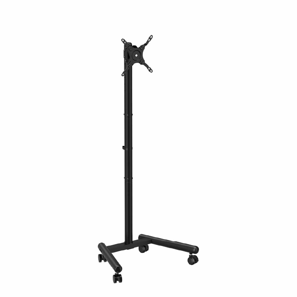 SKILL TECH Economy Compact TV Cart Stand with Height Adjustment, Tilt & Rotation Support (13"–50") | SH 6222FS |