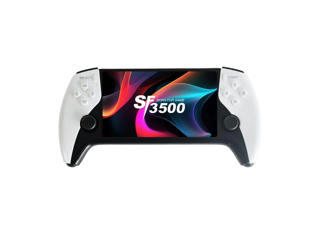 جهاز ألعاب محمول SF3500 Plus - شاشة IPS مقاس 5 بوصات، معالج ثنائي النواة 1.2G، ذاكرة 2GB DDR3، ودعم إخراج FHD |