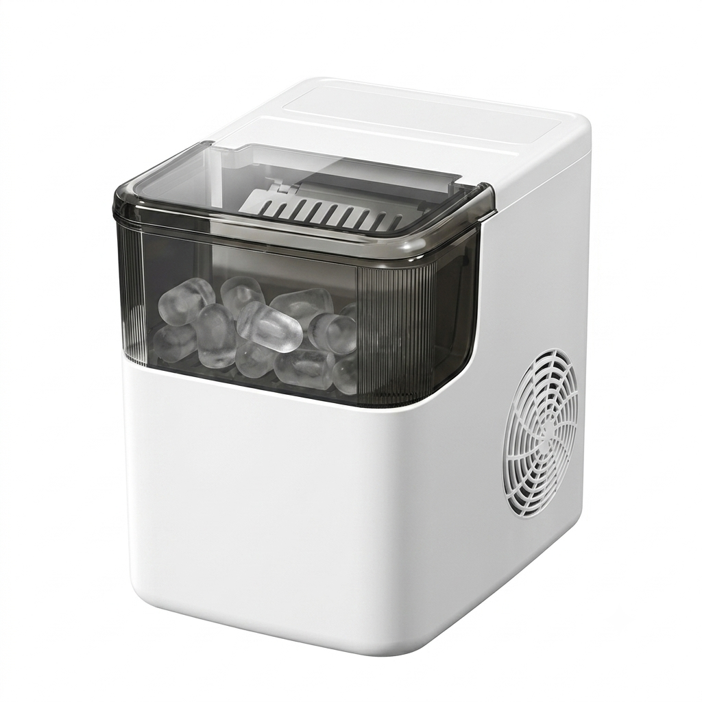 صانعة الثلج الأوتوماتيكية من تيريكو - خزان مياه 1.5 لتر، إنتاج سريع للثلج، حجمين للمكعبات، وتحكم باللمس | WP-CM01 |