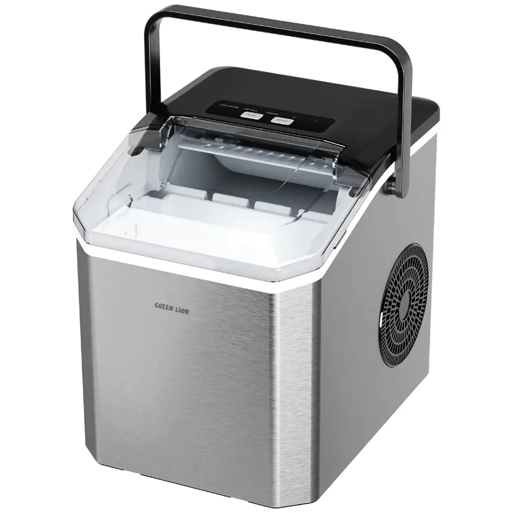 Green Lion Instant Ice Mate Ice Maker 1.3L Water Tank 10KG Daily Ice Production Self-Cleaning - Bullet Ice Machine with Touch Control | GNICEC7MKEGY |