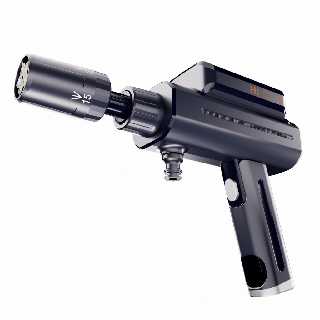2 IN 1 HIGH PRESSURE WATER GUN - Foldable Cordless Lithium Car Pressure Washer with 6 Spray Modes, 1MPa Pressure, USB-C Rechargeable & Multi-Water Source Design | X9 |