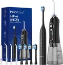 h2ofloss Oral Care Combo Set with Water Flosser & Electric Toothbrush, 300ml Water Tank, 5 Cleaning Modes, 2000mAh Battery & IPX7 Waterproof - Complete Dental Care Kit | HF-6 & BT-02 |