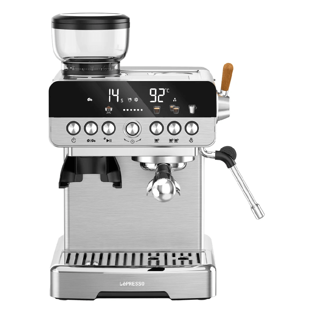 ماكينة قهوة شبه أوتوماتيكية CafféArtisan بنظام غلاية مزدوجة ومضختين، بقدرة 2200 واط، ضغط 19 بار، 20 مستوى لطحن القهوة، وخزان مياه بسعة 2.1 لتر من ليبريسو | LPCFFCA0043SL |