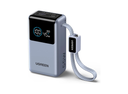باور بانك Nexode Pro Mini بسعة 10000mAh، شحن سريع بقدرة 55 واط، كابل تايب سي مدمج، شاشة رقمية، ودعم شحن 3 أجهزة في وقت واحد من يوغرين | PB727 / 85301B |