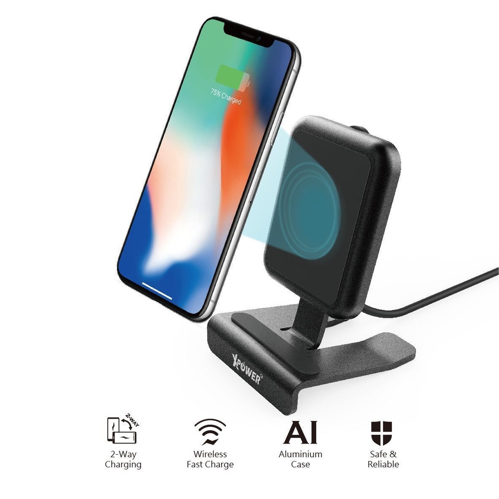 Xpower WLS2 (1 Coils) Wireless 9V Fast Charger Stand