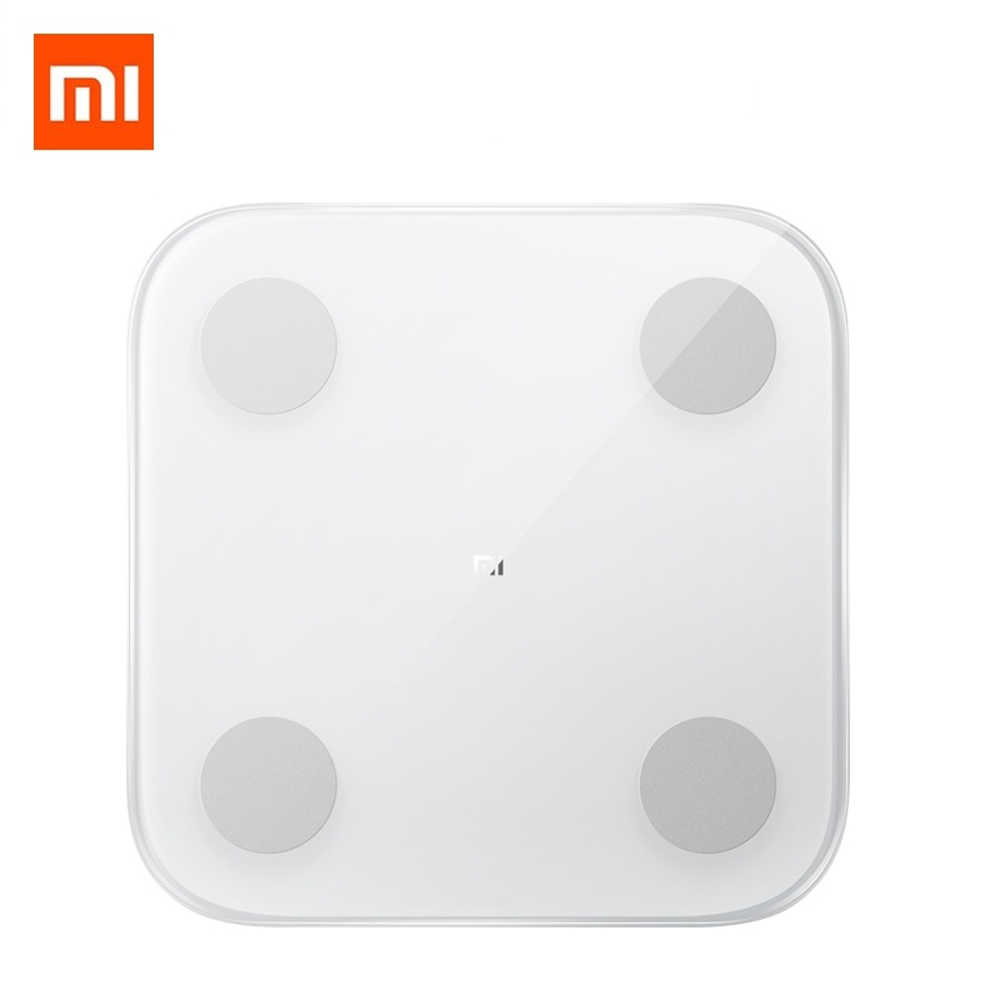 Xiaomi Mi Smart Body Fat Scale 2 Bluetooth 5.0 APP Monitor Hidden LED Display Body Balance Test Body Composition Scale |XMTZC05HM|
